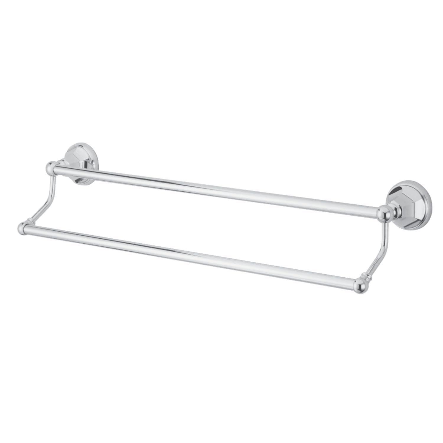 Kingston Brass BA4813C Metropolitan 24-Inch Dual Towel Bar  Polished Chrome