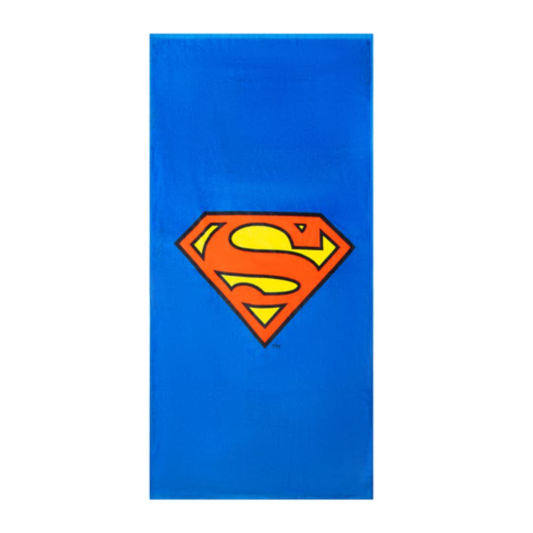 Franco Collectibles Superman Super Soft Cotton Bath/Pool/Beach Towel, 60 In X 30 In, (Official) Wb Product