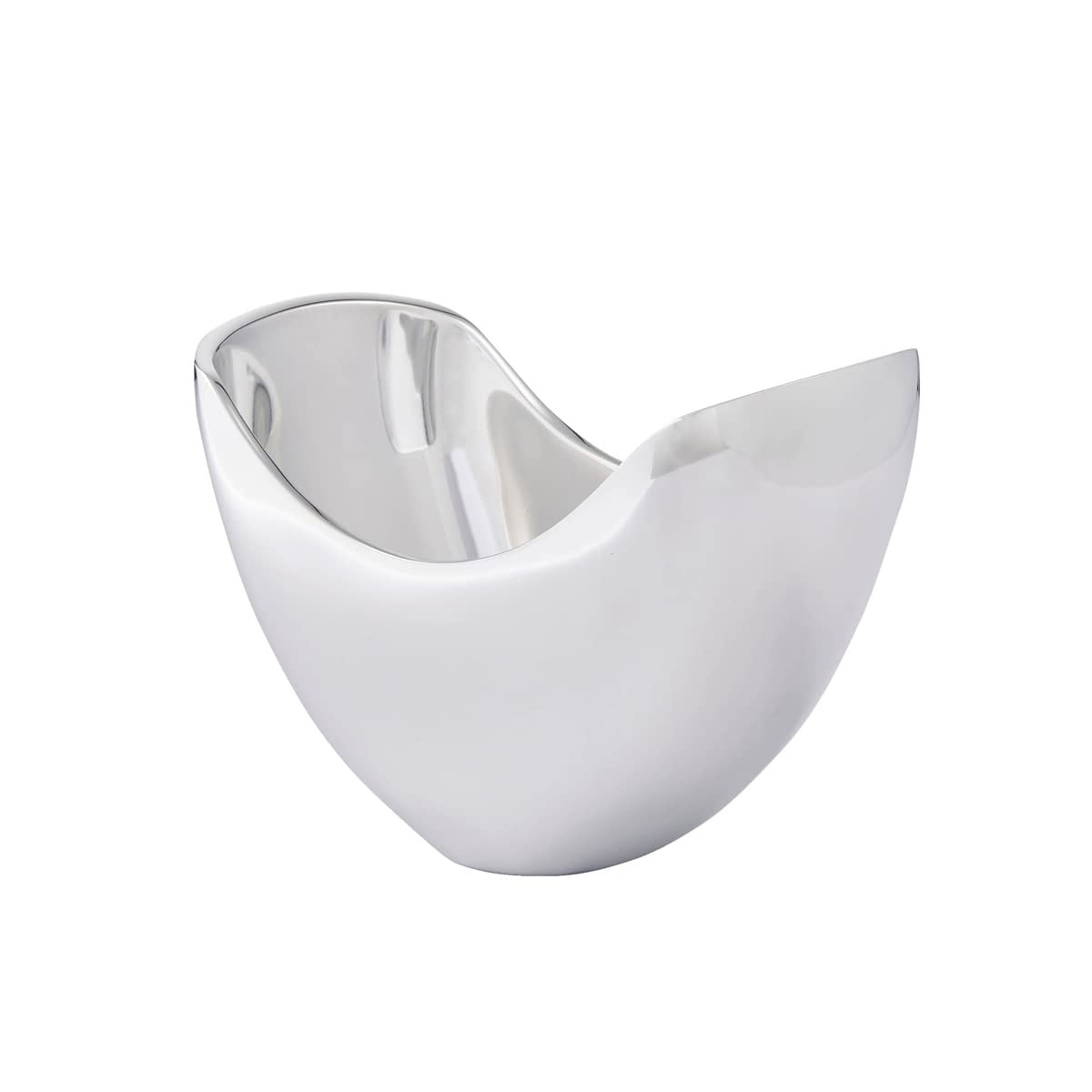 Nambe -Serveware Collection - Arc Bowl 46 Oz. Capacity - Measures At 9.5'' X 6.5'' X 7'' - Made With Nambe Alloy - Designed By A