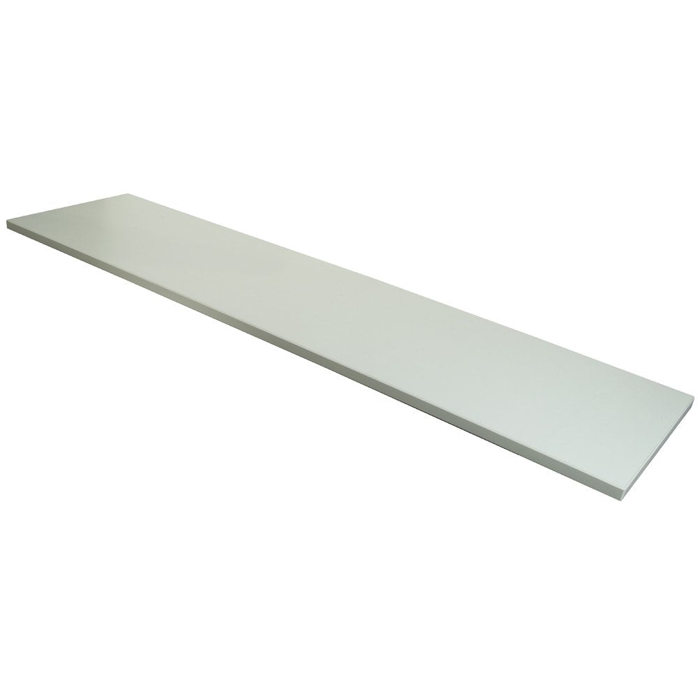 Econoco 48 Inch White Melamine Shelf - ''Commercial Shelf, Heavy Duty Shelves, 12'' X 48'', Clothing Display Shelf, White Finish
