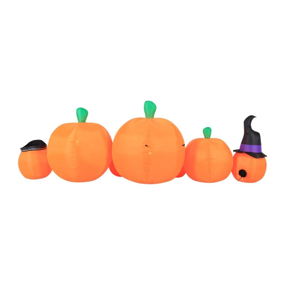 Novelty Lights Occasions Pumpkin Patch Halloween Inflatables, Pumpkin Yard Decoration, Outdoor Halloween Party D  cor, 8.5 Feet