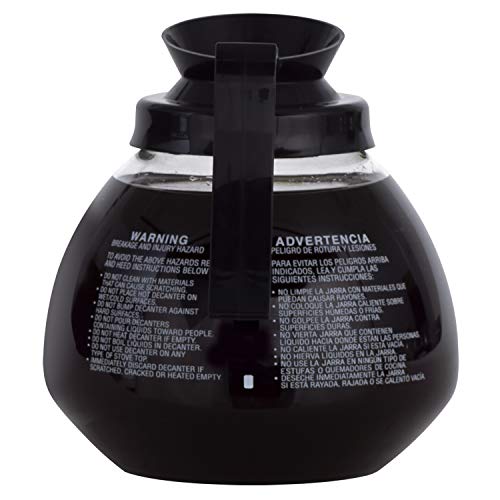 BUNN 12-Cup Glass Coffee Decanter  Black
