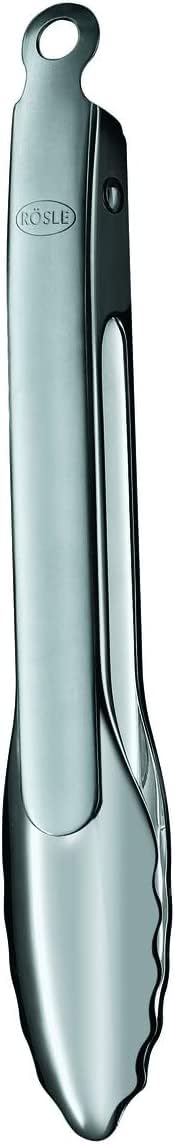 Rsle Stainless Steel 9-Inch One-Handed Locking Tongs (12915)