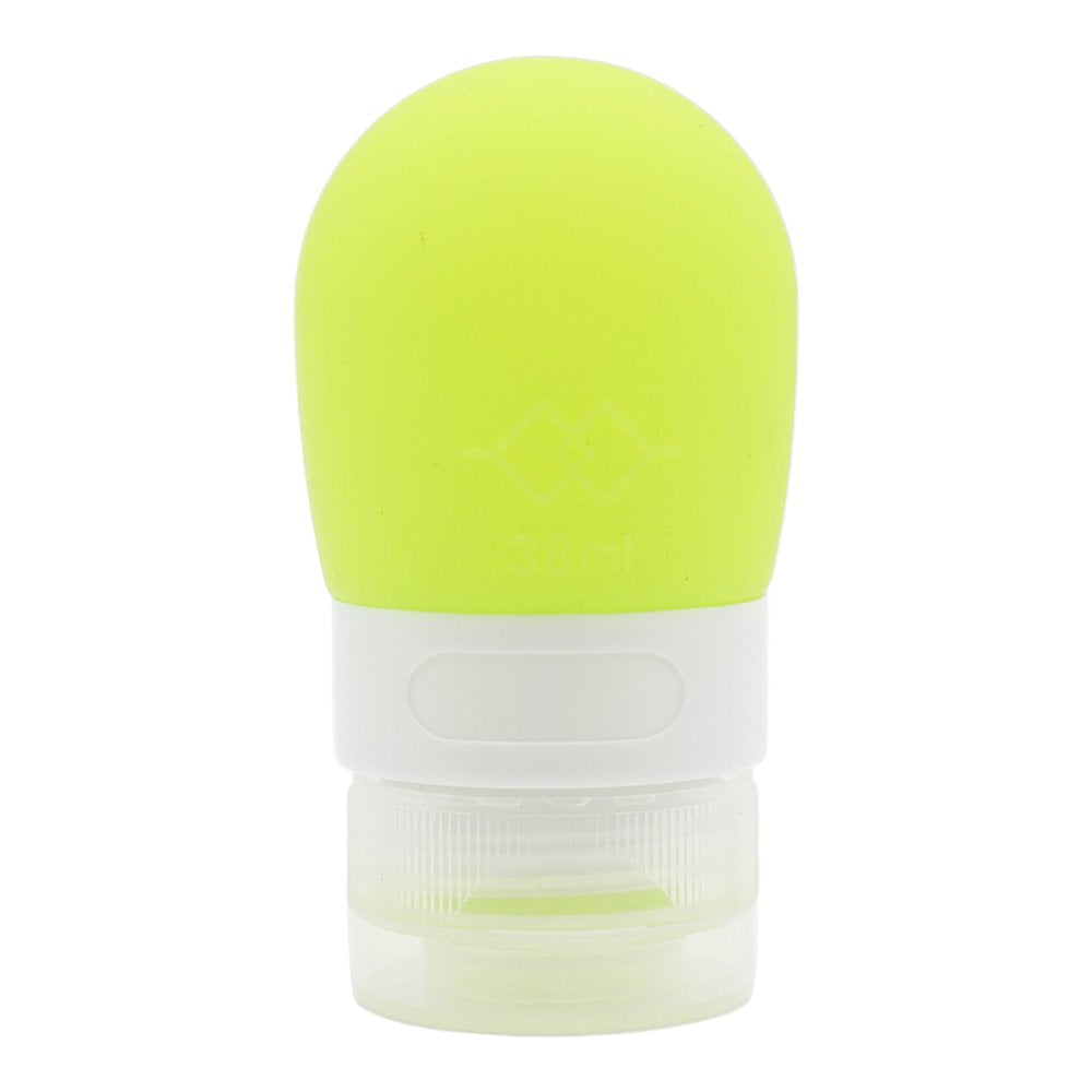 Mziart Portable Soft Silicone Travel Bottles Travel Containers(1.3OZ  Pack of 3)