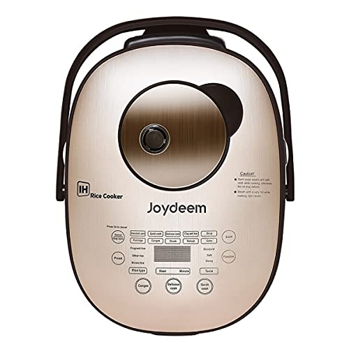 Joydeem Airc-4001 Smart Induction Heating System Rice Cooker, 24-Hours Pre-Set Timer, 4 L 8 Cup Capicity
