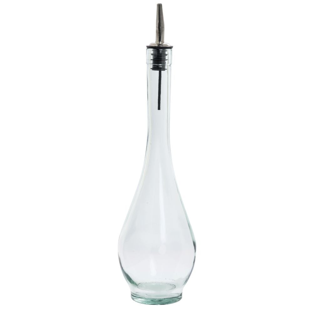 Tablecraft H931 Siena 16 Oz. Green Tint Glass Oil Bottle