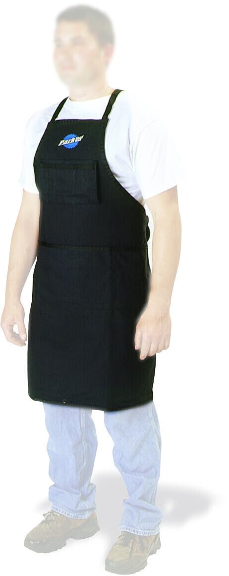 Park Tool SA-3 Deluxe Shop Apron with Header, Black