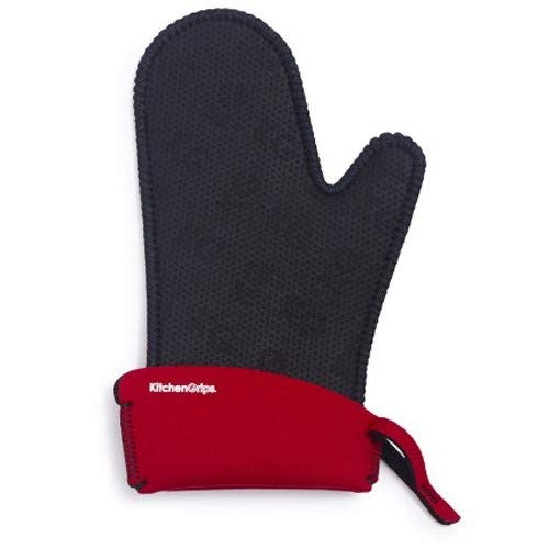 Kitchen Grips Chef'S Mitt, Small, Cherry/Black