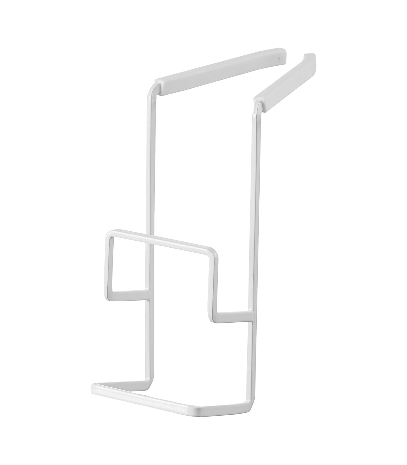 Yamazaki Home Tower Faucet-Hanging Sponge Holder Double, White