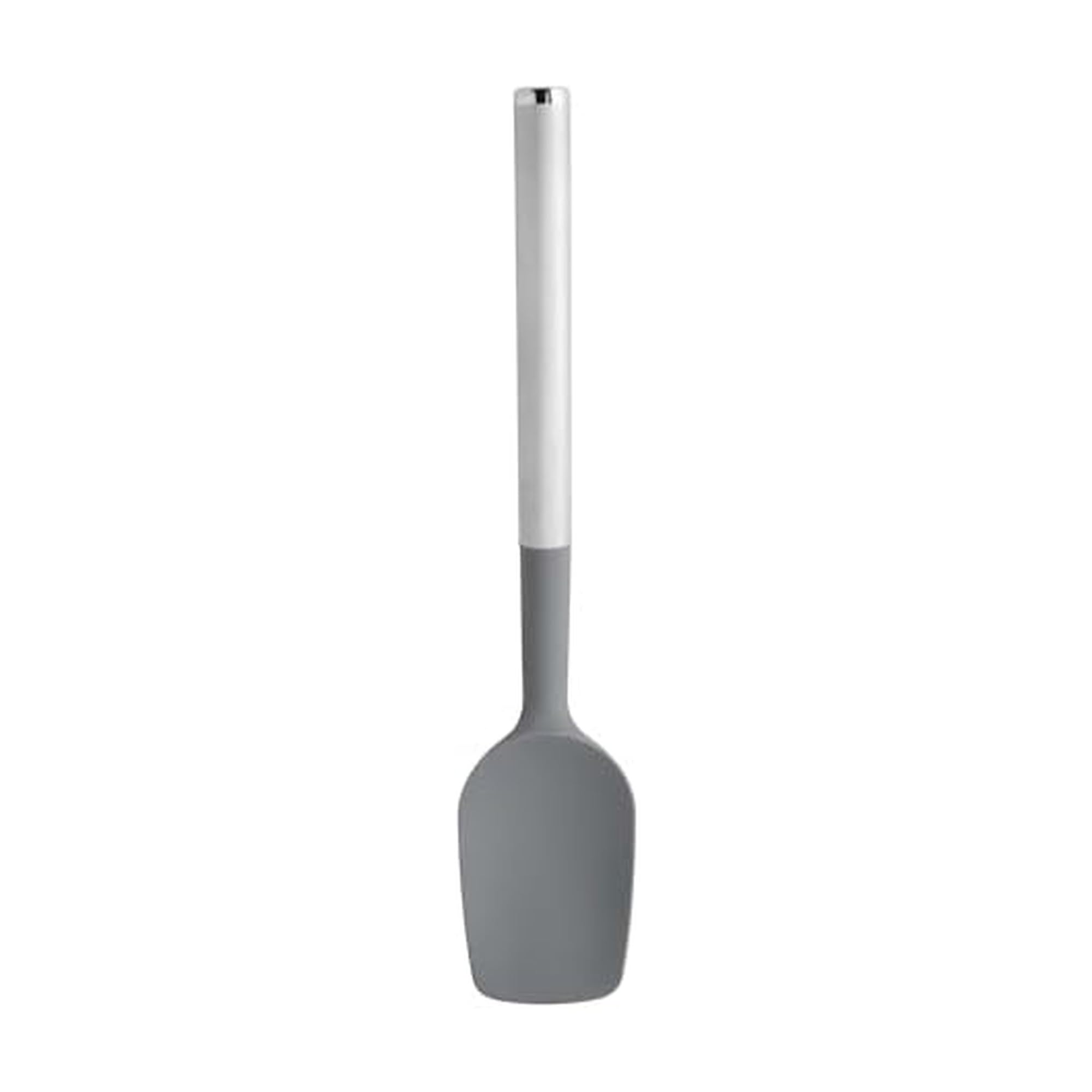 KitchenAid Spoon Spatula with Curved Edges and Stainless Steel Handle, Nonstick Safe, Durable, Dishwasher Safe