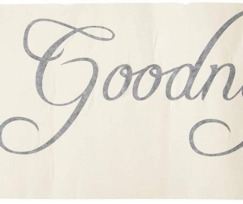 Always Kiss Me Goodnight Quote Decal Removable Art Wall Sticker Home Bedroom Nursery D?cor #1284 (30'' Wide x 13'' high  Matte Black)