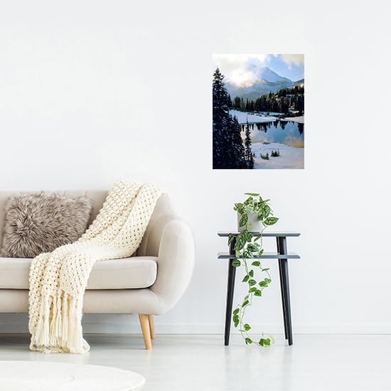 Snow Mountain Scenery Wall Decor Art Print Poster (16X20)