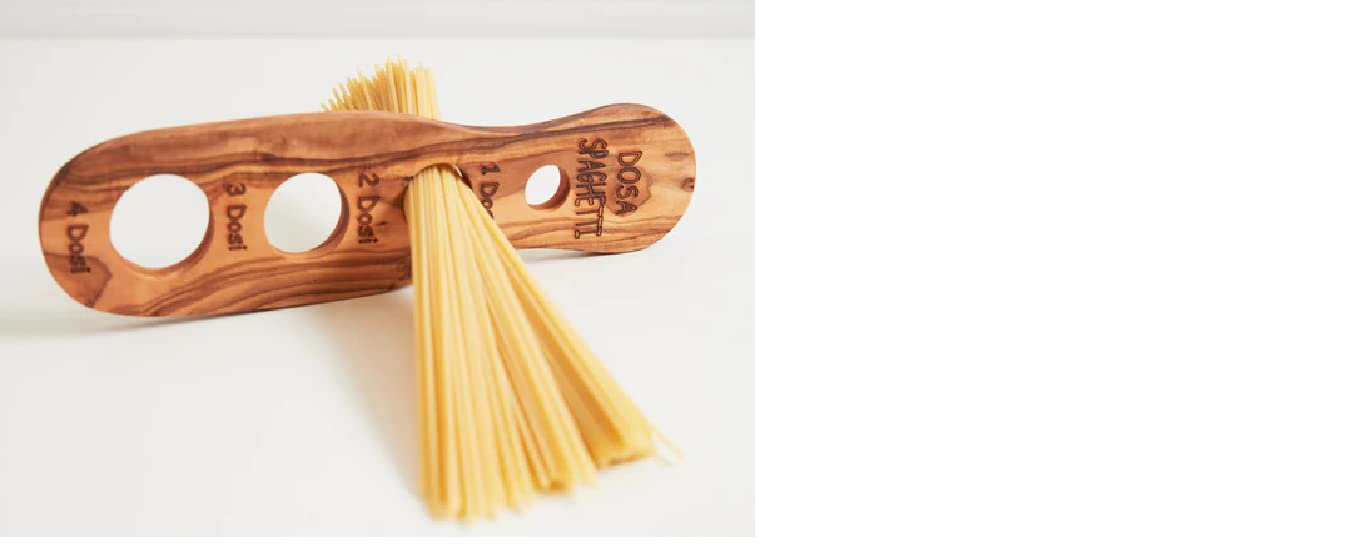 Italian Olivewood Spaghetti Measurer By Verve Culture