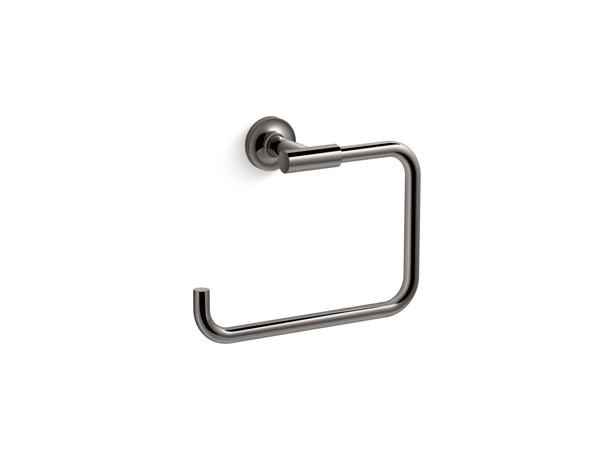 Kohler 14441-TT K-14441-TT Purist Towel Ring, Vibrant Titanium