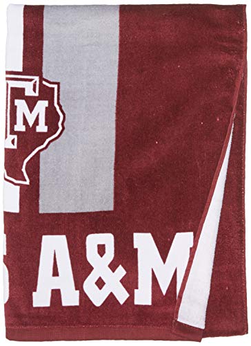 Texas A&M Aggies Towel 30X60 Beach Style
