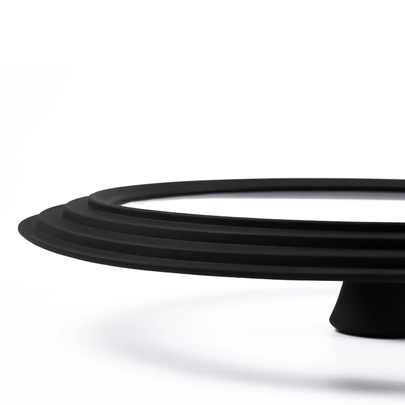 Universal Lid For Pots, Pans And Skillets Vented Tempered Glass With Heat Resistant Silicone Rim, Fits 8 Inch, 8.5 Inch, 9.5 Inc