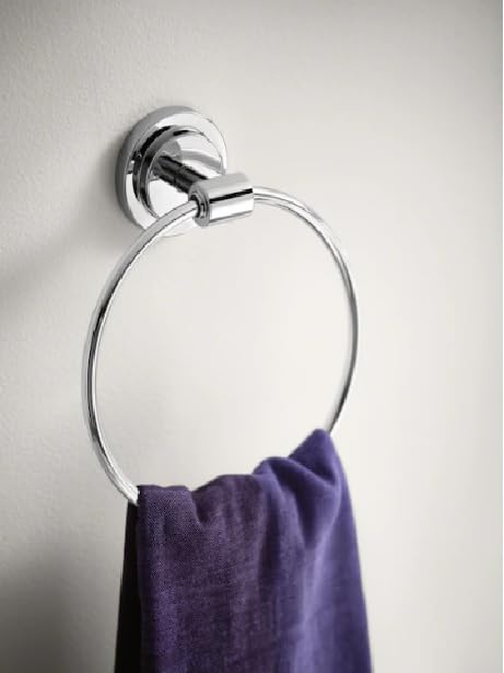 Moen Dn0793Ch Iso Chrome Pivoting Paper Holder Towel Ring Towel Bar Chrome
