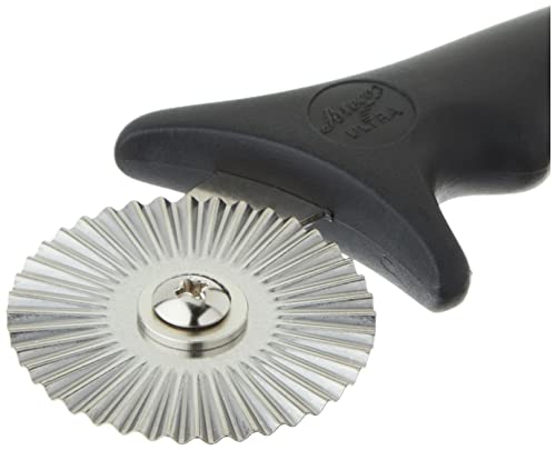 Ateco Pastry Wheel - Black Stainless, Model 3233, Essential Baking Tool