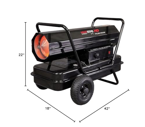 Heavy Duty Portable Kerosene Heater  HS125KT 175 000 BTU/HR