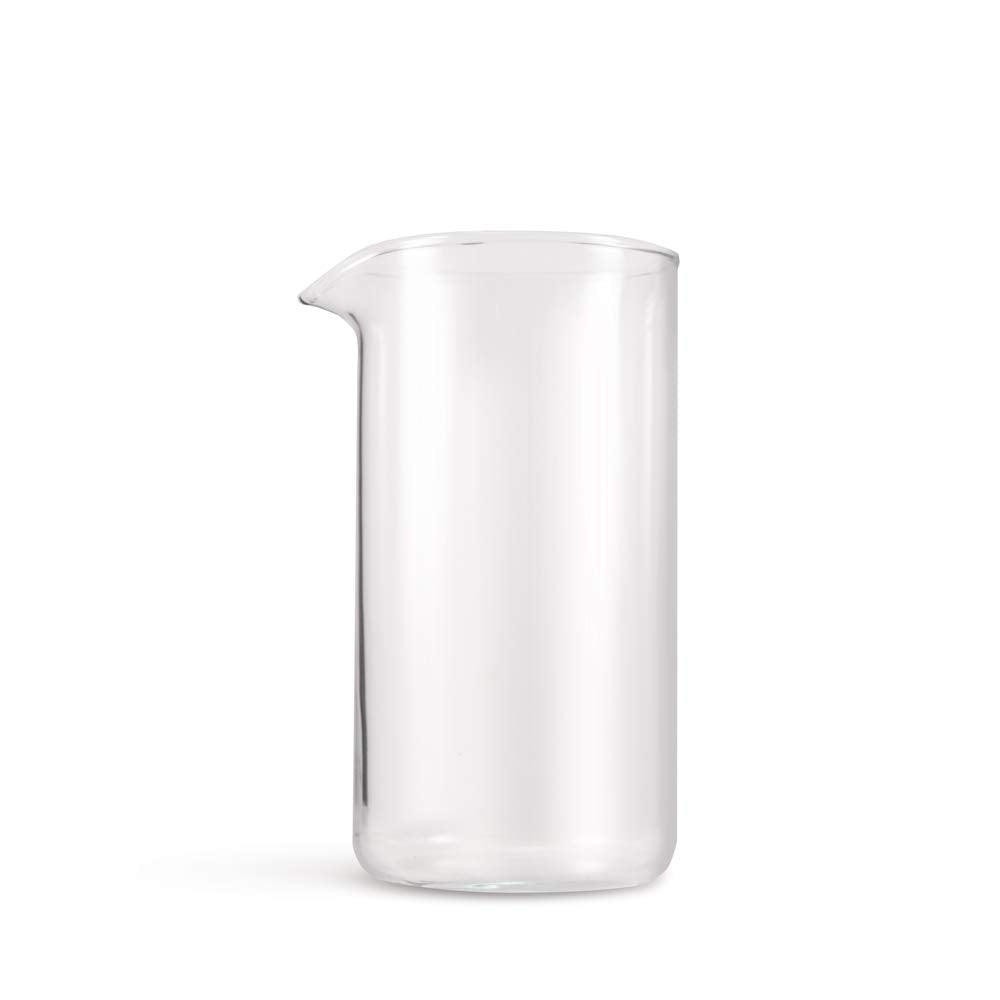 Yama Glass 6-Cup Borosilicate French Press (30oz) - Thick  Strong Coffee & Tea Maker with Comfort Pour Handle