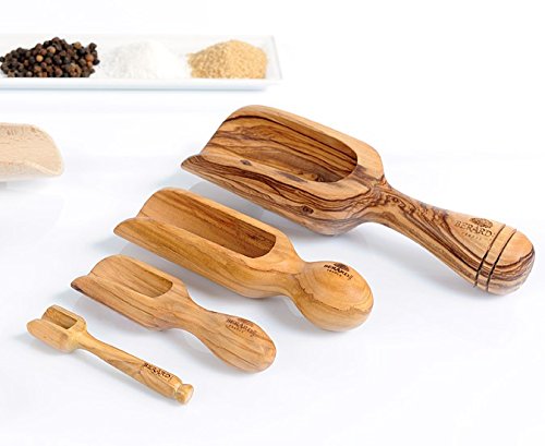 Berard 90677 French Olive-Wood Handcrafted Scoop, 7 Inch