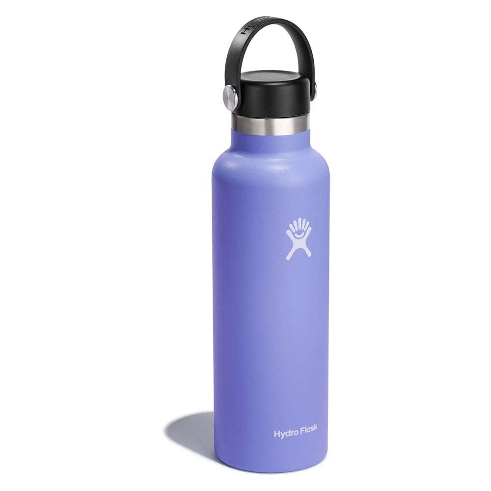 Hydro Flask 21 oz Standard Mouth with Flex cap Stainless Steel Reusable Water Bottle Lupine -AVacuum Insulated  Dishwasher Safe  BPA-Free  Non-Toxic