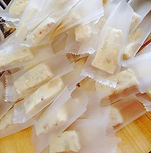 400 Pcs Candy Packaging, Nougat Candy Wrappers Candy Wrappers For Caramels Nougat Wrappers Nougat Wrapper Transparent Packaging