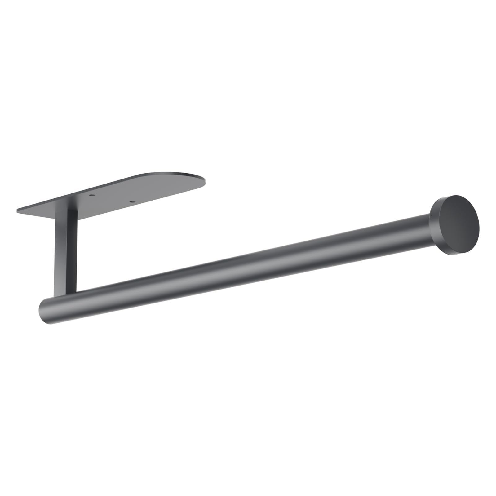 Paper Towel Holder, Self Adhesive or Screw Mounting, Grey Paper Towel Holder Wall Mount, SUS304 Stainless Steel Under Cabinet fo