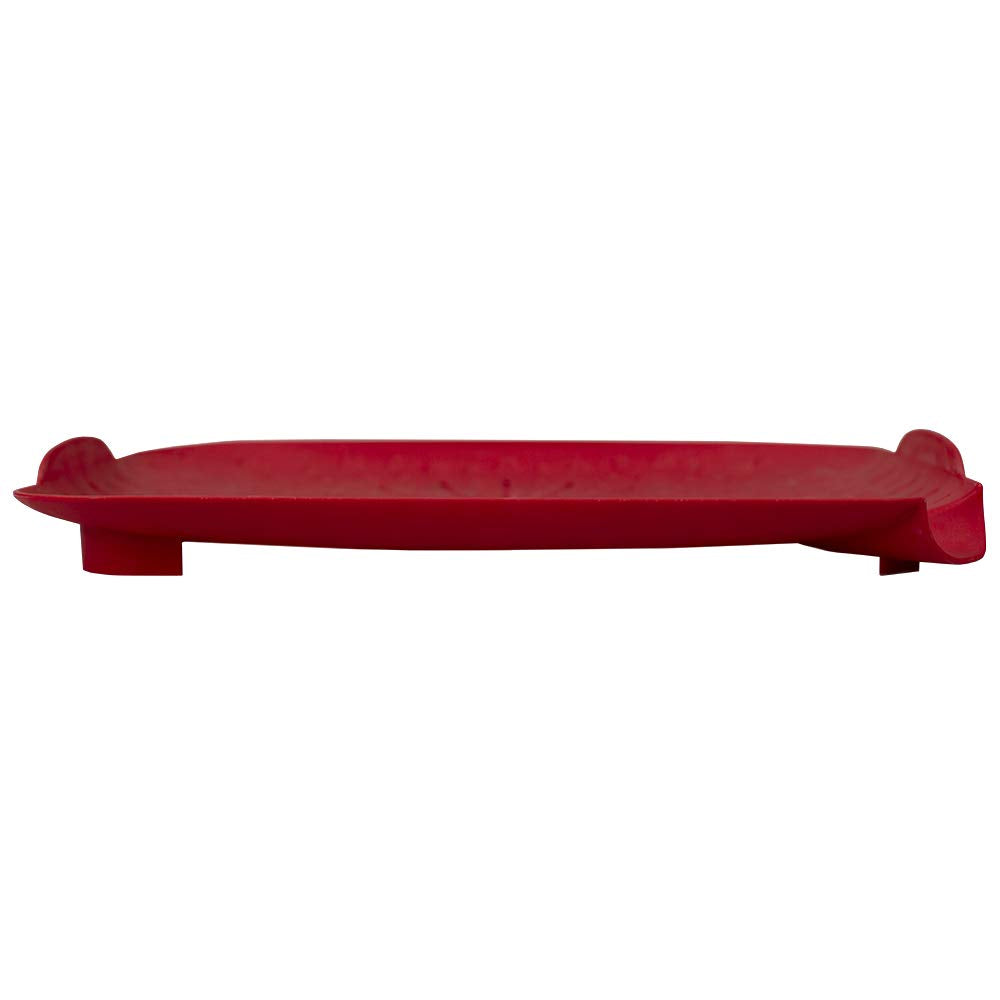 Kitchen Sink Colander Board (Red), By Home Basics | Strainer Over Sink For Rinsing And Chopping Produce | Plastic Cutting Board