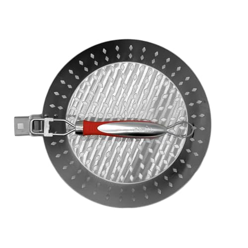 Nexgrill Revelry 12 Inch Stainless Steel Cooking Skillet, Ergonomic And Detachable Handle, Perfect Accessory For Outdoor Grillin