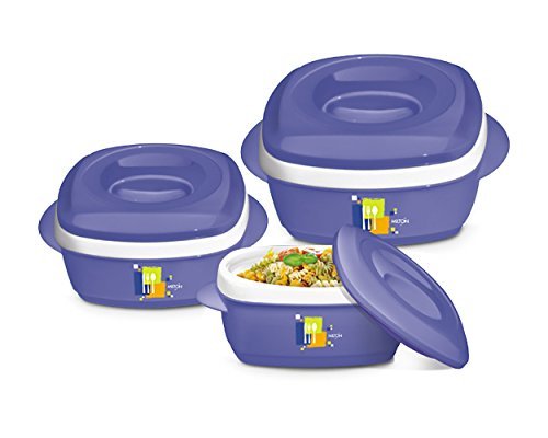 Milton Milano 3Piece Hotpot Insulated Keep Warm/Cold Casserole Gift Set with Stainless Steel Interior
