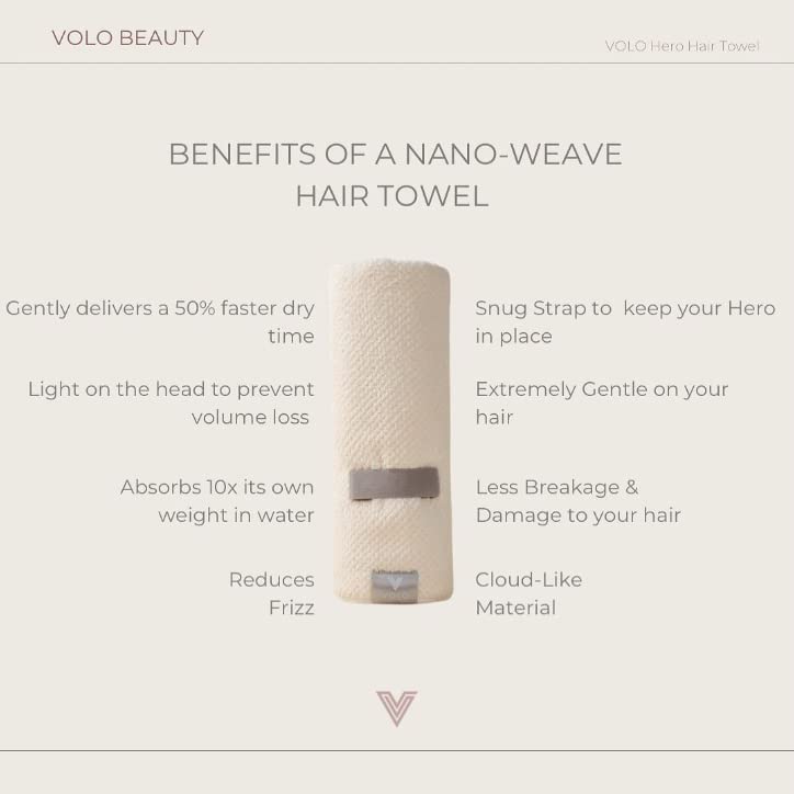 VOLO Cloud Pink Hero Hair Towel + Facial Spa Headband for Women | Wrap Towel + Headband For Washing Face & Makeup | Ultra-Soft,