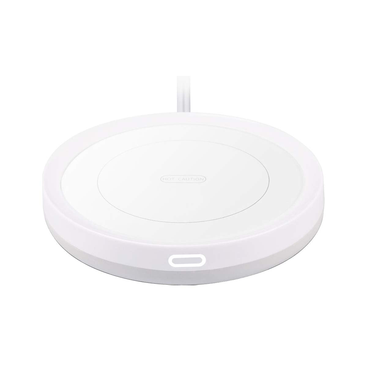 Bestinnkits White Smart Coffee Auto On/Off Gravity-Induction Mug Office Desk Use, Candle Wax Cup Warmer Heating Plate (Up To 131