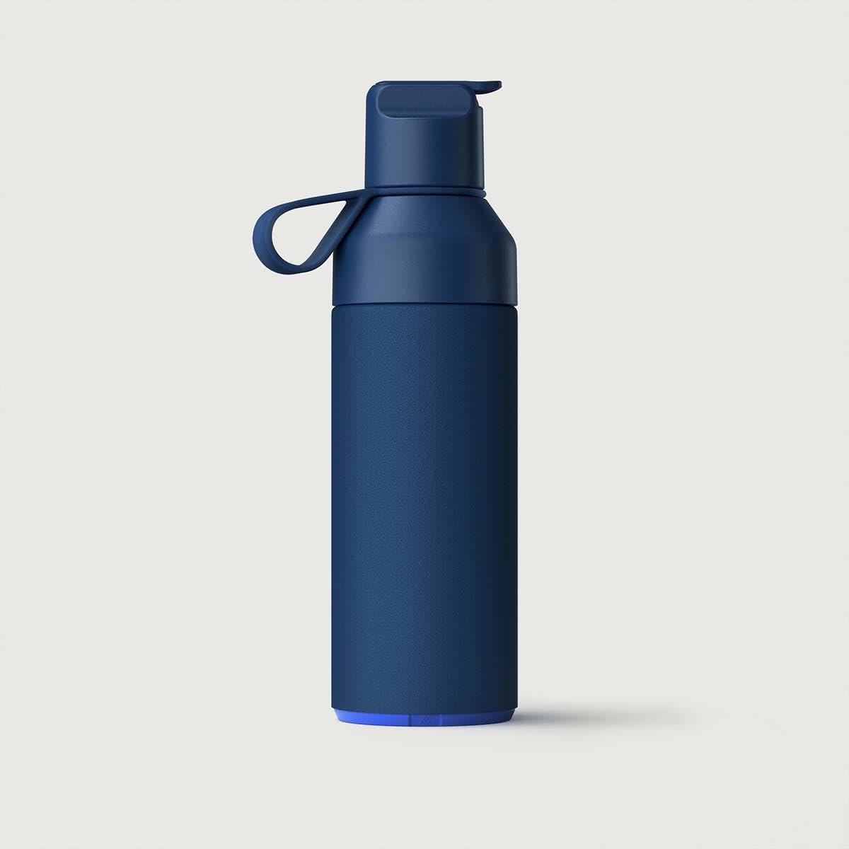 Ocean Bottle - Recycled Stainless Steel go Water Bottle - Eco-Friendly & Reusable Bottle - Ocean Blue - 17 oz