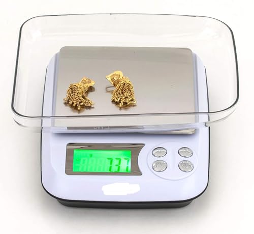 Vinayak Scales India Jewellery Weighing Scale-1000G X 0.01G(10Mg) Digital Gold Weight Machine With High-Accuracy For Homes & Lab