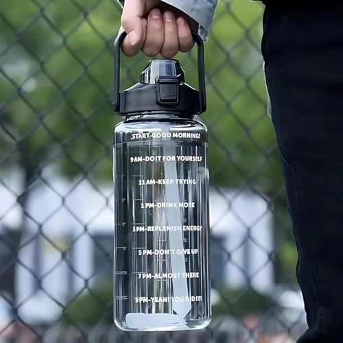 Toysbuddy 2 Litre Water Bottle For Gym, Office, School | Large Capacity Bpa-Free Leakproof Sports Bottle With Handle | Hydration