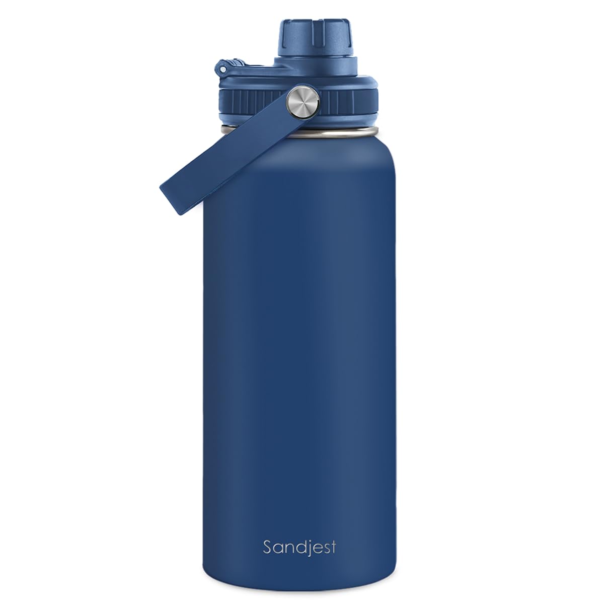 Insulated Stainless Steel Water Bottle 32oz, Vacuum Chug Lid Travel Tumbler for Men Friends Dad Brothers, Birthday Christmas Fat
