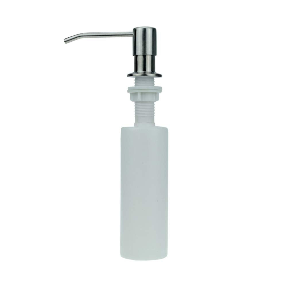 Amicicare Kitchen Sink Soap Dispenser Top Refill Built-In Countertop S.S Steel Dispenser Pump With 360 Degree Rotating Head And 
