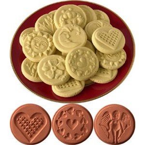 Jbk Pottery Cookie Stamp Set - Love