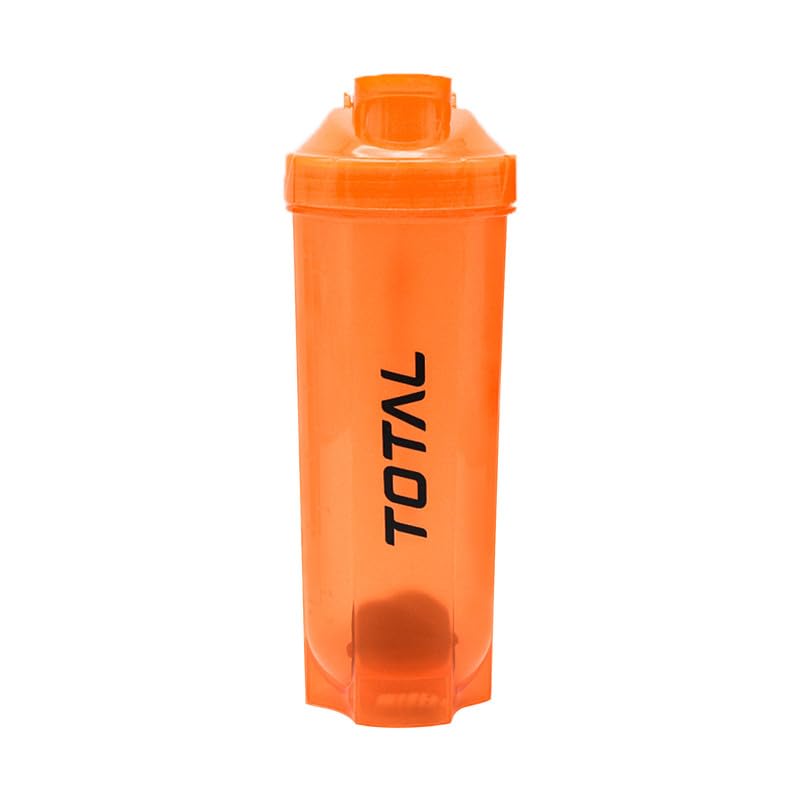Total Euro Shaker Bottle 575Ml | Leakproof Protein Shaker With Mixer Ball & Hook | Bpa-Free Gym Bottle For Workout, Pre-Workout,