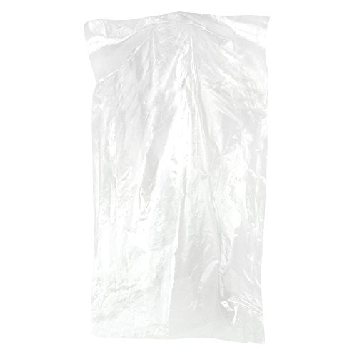 Hangerworld 20 Pack Clear Dry Cleaning Plastic Garment Bag - 38Inch, 100 Gauge Thick