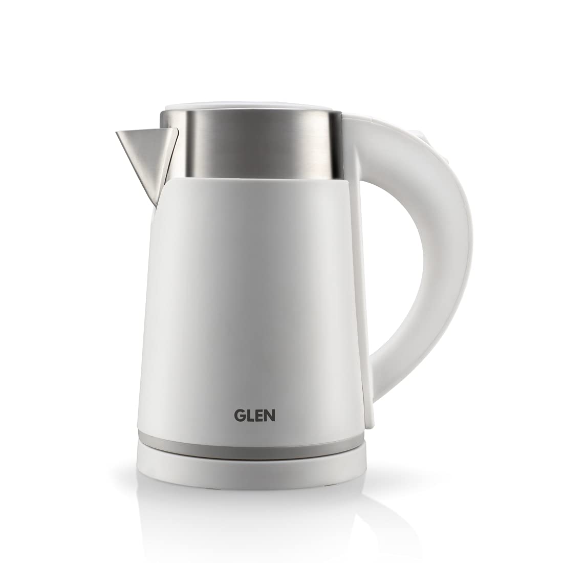 Glen Electric Kettle 800Ml, Plastic Clad Stainless Steel, Cordless, 360 Rotation Base, Auto Shutoff, 800W, Kettle For Hot Water 