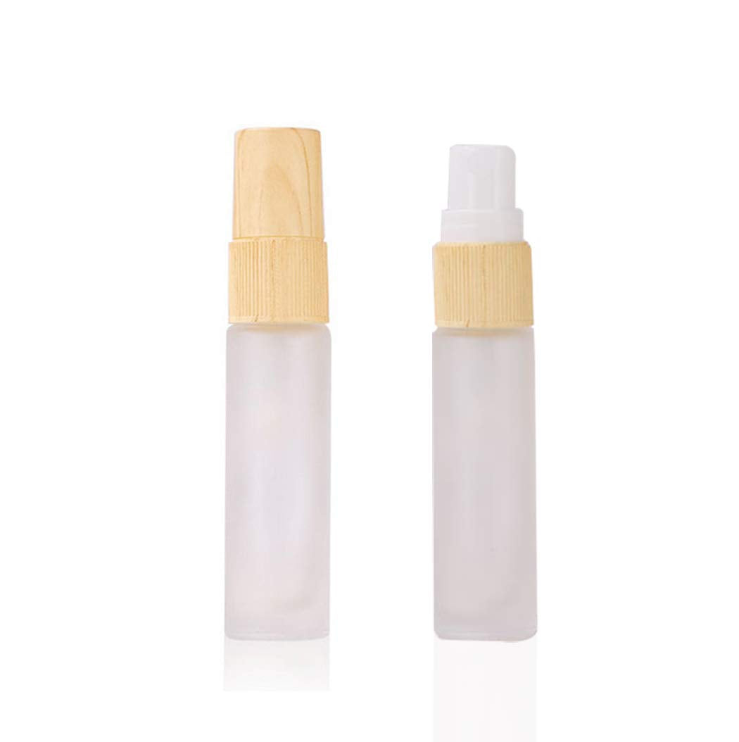 Zbfwmx 20 Pack Set 10Ml Protable Refill Bulk Atomizer Spray Travel Perfume Bottle Hydrating Empty Bottle (Texture Caps)