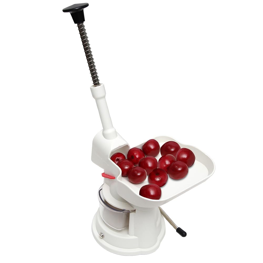 Orchard Cherry Pit Remover Tool With Pit Container And Suction Base, Cherry Pitter Stoner, Quickly Remove Cherry Pits For Large