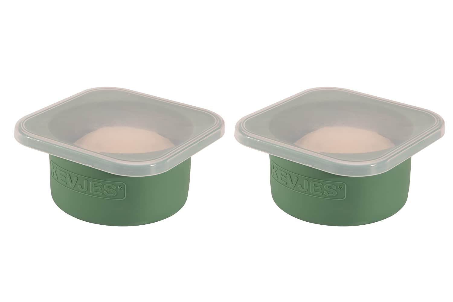 Kevjes 500Ml Individual Dough Storage Vessels With Airtight Lid - Ideal For Neapolitan Pizza Round Dough Ball Cold Fermentation,
