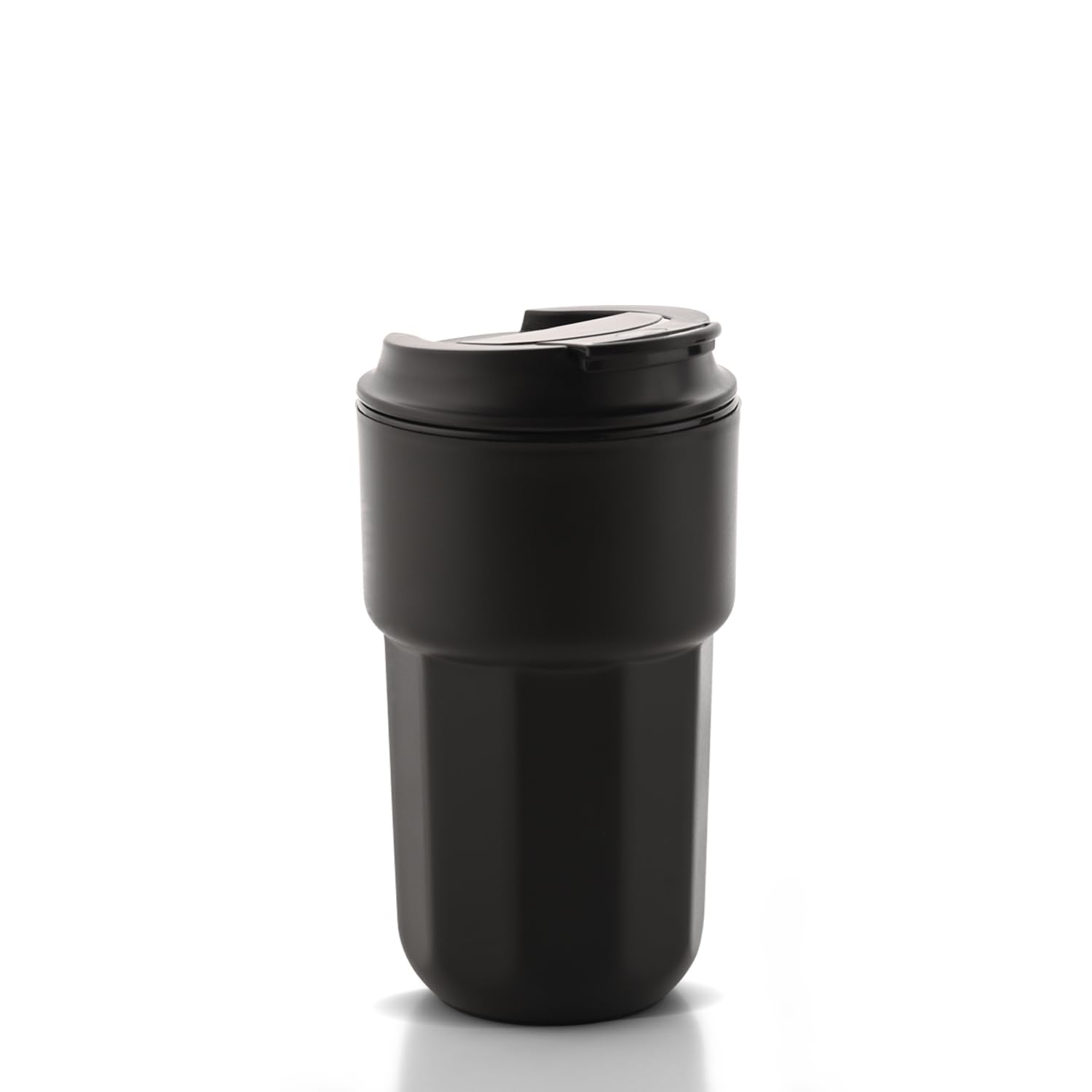 Asian Plastowares Java Mug 350ml Insulated Coffee & Tea Cup | Seen on Farah Khan Show! | Thermoware SpillProof Travel Mug | Bla