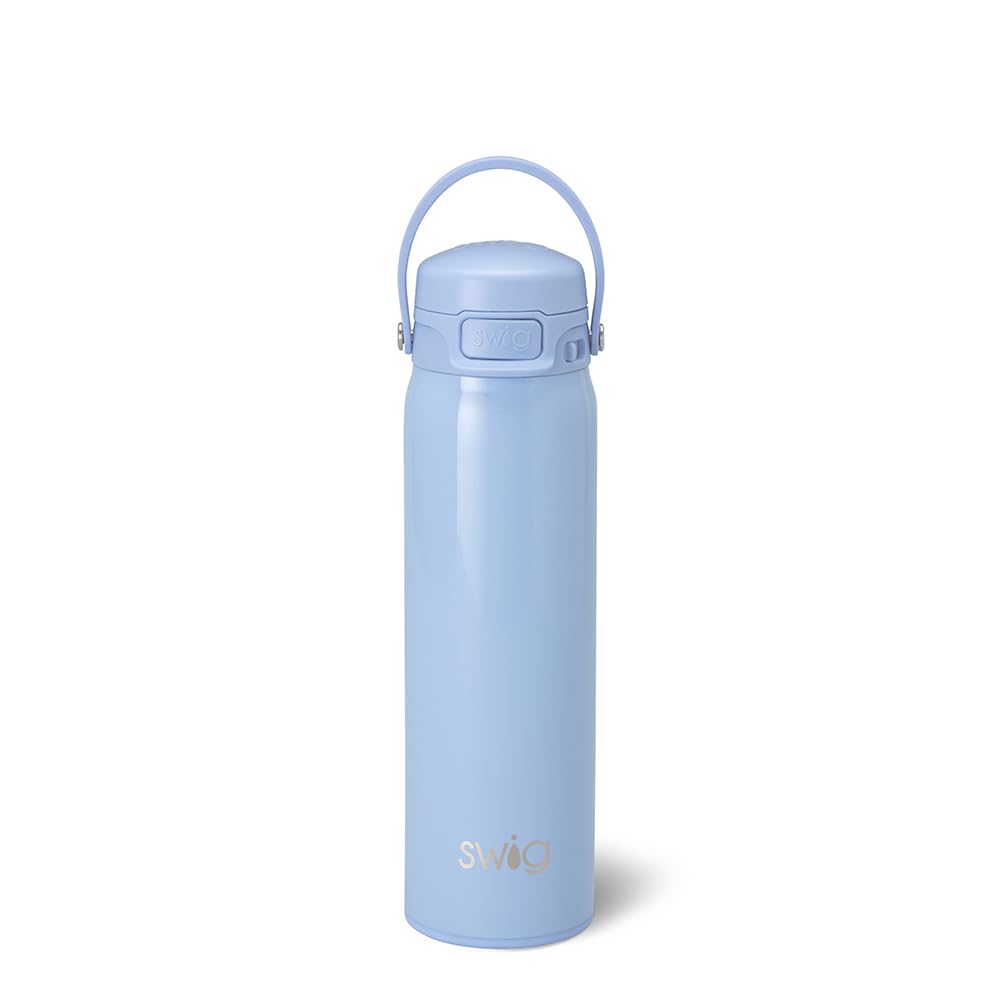 Swig Life 22oz Leakproof EZ Fill Water Bottle, Shimmer Periwinkle