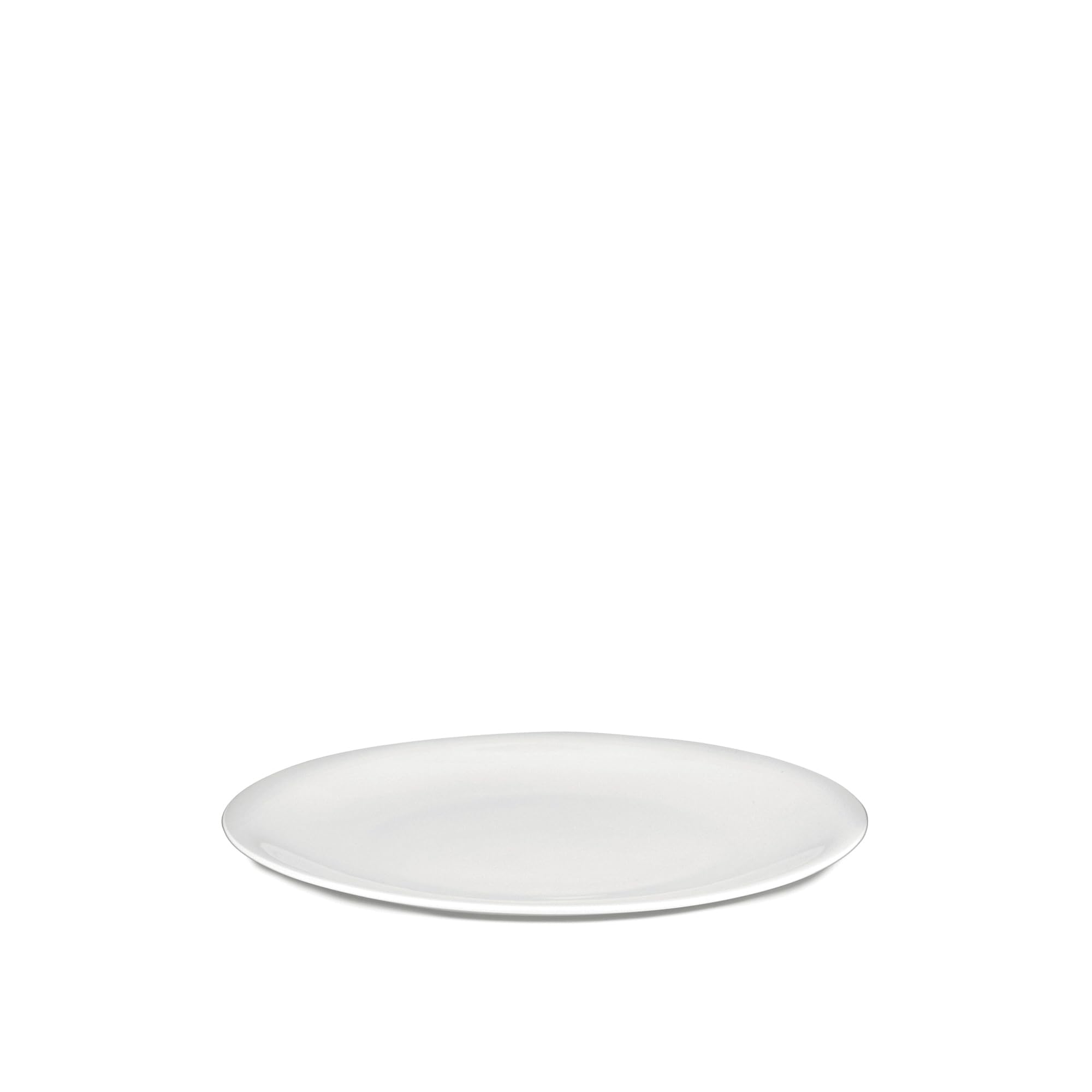 Alessi | All Time - Design Dining Plates in Bone China, 4 Pieces, White, Large
