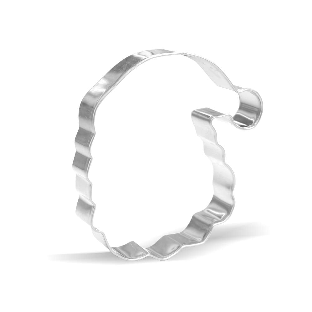 4.5 Inch Santa Face Cookie Cutter - Stainless Steel