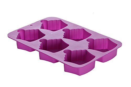 Cupcake Silicone Cupcake Pan,Randomly Selected Color Of Pink Or Purple